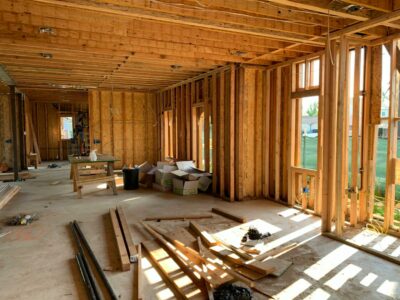 construction d'une maison en bois