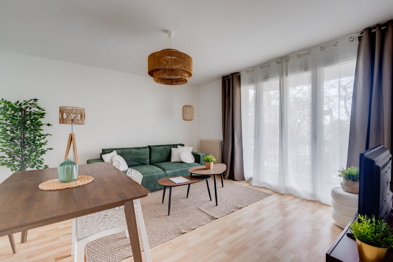 salon home staging pour airbnb